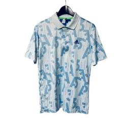 アディダス adidas ゴルフウェア 半袖 ポロシャツ バックサイドプリント