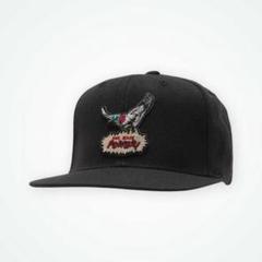 【入手困難】マシス メッシュキャップ 黒 ワッペン刺繍 ハーレーサンプリング PORKCHOP GARAGE SUPPLY - MESH CAP EAGLE P (×MASSES) (BLACK
