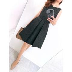ほぼ未使用⭐️イッサロンドン膝丈ワンピースS カシュクール