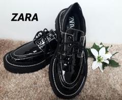 すぐ届く☆完売品 ZARA プラットフォームローファー (ZARA
