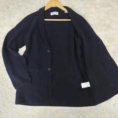 トゥモローランド トリコ ニットジャケット ストレッチ ブラック L～XL相当
