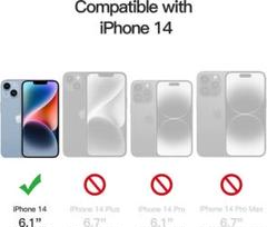 ☆iPhone 14 6.1インチ用 全面保護 9H強化ガラスフィルム3枚セット