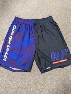 【新作】RADICALFITNESS RFハーフパンツ ラディカルフィットネス RADICALショートパンツ＜ブラック×パープル＞ | パンツ,ショート