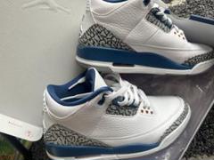 Air Jordan 3 Retro ホワイト/ブルー 8.5のサムネイル