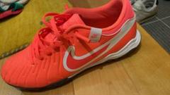 Nike サッカー　トレシュー　蛍光オレンジ