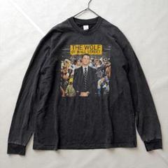 希少✨ディカプリオ 映画 プリント スウェット ロンティー ブラック L 古着