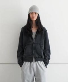 【値下げ不可】KAIKO TODO ブラック パーカー サイズ2 KAIKO【カイコー】double zip parka 