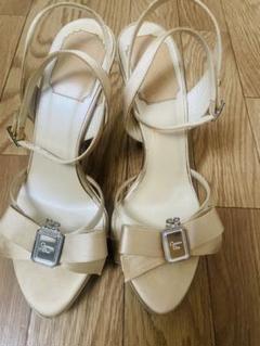 Diorロゴサンダル♡23cmパール付き