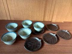 御深井釉茶碗 - わより