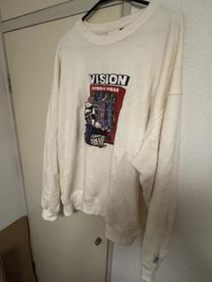 VISION STREET WEAR トレーナー Lサイズ アイボリー