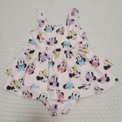 水着 95cm futafuta バースデイ ミニー ディズニー キッズ水着