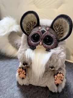 アートドール ハンドメイド 幻獣 海外作家 グリフィン フクロウ ぬいぐるみ