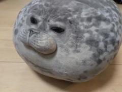 フェリシモ 海遊館 おまんじゅうアザラシユキちゃん もっちりビッグクッション