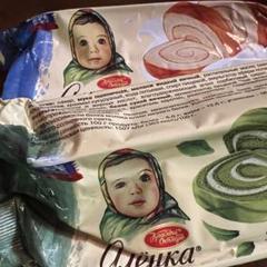 激美味ロシア高級菓子アリョンカチョコロールケーキ2箱　ロシア軍レーション抹茶牛乳