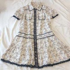 axes femme 花柄シャツワンピース　チュニック