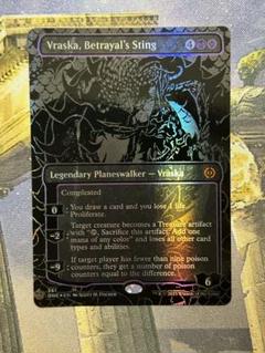 美品☆裏切りの棘、ヴラスカ　オイルスリックFoil版 EX](オイルスリックFOIL)裏切りの棘、ヴラスカ/Vraska