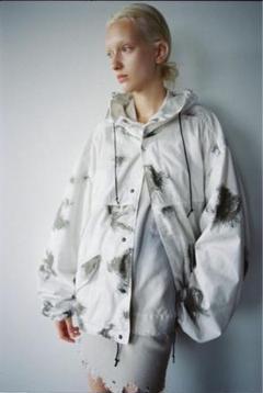 ANCELLM CAMO HOODIE JACKET(SNOW)のサムネイル