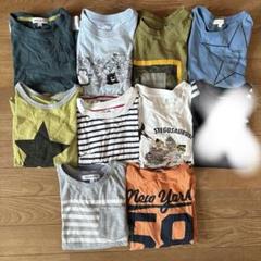 120センチ　半袖Tシャツ7枚、5部袖、薄手ロンT の9着まとめ売り