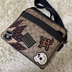 無料配達 希少/【COACH】コーチ キースヘリング ショルダーバッグ メンズ バッグ