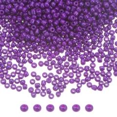 ガラス玉2mm 穴ルースビーズ ブレスレット用 イヤリング ジュエリーパープル