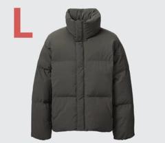 ユニクロ　ユニクロユー　パデッドボリュームジャケット　オリーブ　S UNIQLO - UNIQLO U ユニクロユー パデッドボリュームジャケット