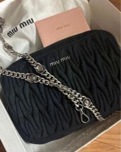 価格要相談】miumiu シルバー スパンコール パイエット