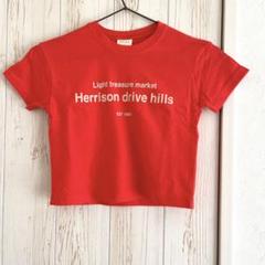 韓国子供服 レタリングTシャツ 90