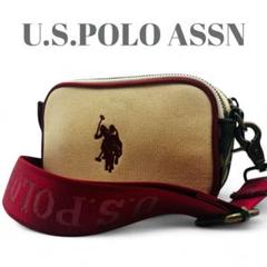 美品✨U.S.POLO ASSN ショルダーバッグ　カメラバッグ　0865