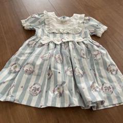 新品　80㎝　cottoli    ディズニー　不思議の国のアリス　ワンピース バースデイ - 80 cottoli コトリ ディズニー 不思議の国のアリス