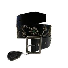 美品　HTC HOLLYWOOD TRADING CO. TYPE-2 HTC スタッズベルト Hollywood trading Company 八角形バックル