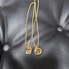 Christian Dior　ゴールドメッキCDネックレス USED