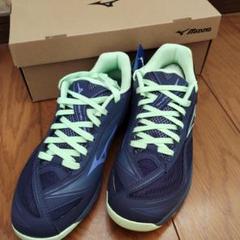 新品⭐Mizuno 卓球シューズ WAVE MEDAL ネイビー26.5㎝