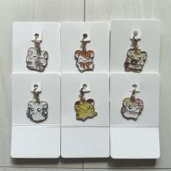 【６種セット】とっとこハム太郎 メタルチャーム コンプ 全種類 ダイソー