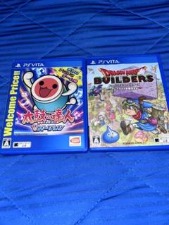 太鼓の達人 Vバージョン ドラゴンクエストビルダーズ　　　PS Vita
