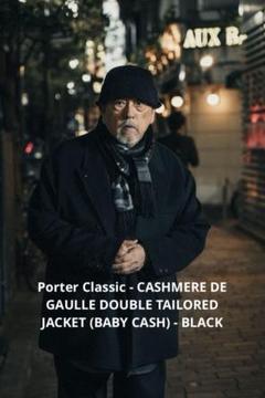 Porter Classic - CASHMERE DE GAULLE DOUBLE TAILORED JACKET W