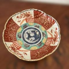 Y323 古伊万里 赤絵 なます皿 10客セット 直径15㎝　II 明治時代 古伊万里 金彩赤絵 大振り なます皿 膾皿 深皿 - メルカリ