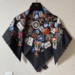 【新品】グッチ GUCCI クーリエ スカーフ GG総柄　大判　ストール シルク