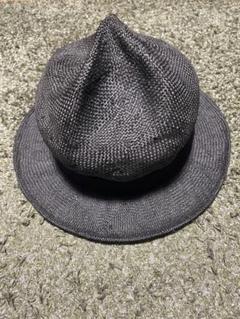希少 レア phatee 黒 麦わら帽子 日本製 マウンテンハット