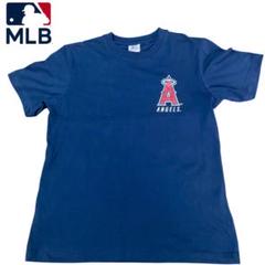 新品未使用 MLB ロサンゼルスエンゼルス コットン半袖ネイビーTシャツ M