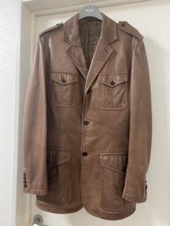定価60万円】 激レアPRADA プラダ レザーコート コレクションモデル