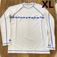 ヘンリーハンセン ラッシュガード XL 白 長袖 水着 メンズ 海 プール