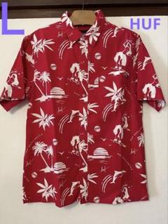 HUF ハフ アロハシャツ 半袖　Lのサムネイル