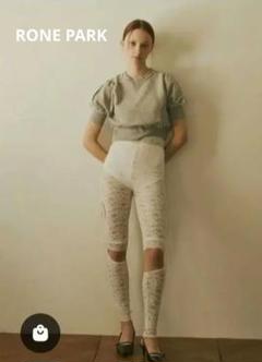 【RONE PARC】 3way lace leggings (white)のサムネイル