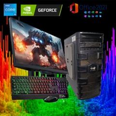パソコン事務を目指す人のためのテキストフルセット 激安ゲーミングPCフルセット】i7 GTX 快適動作！MS Office搭載