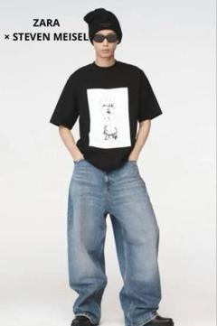 ZARA × STEVEN MEISEL ワイドレッグデニム