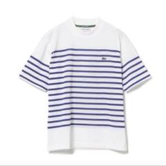 BEAMS GOLF /別注 ボーダーモックネックシャツ　ラコステ