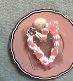 ピンク　トレカケース　ホイップデコ　りぼん　うさぎ　うさみみいちごフラワー量産型