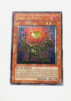 深彫】遊戯王カード 英語版 シードオブフレイム レリーフ