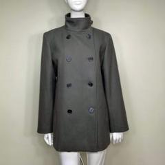 【SALE】レキップヨシエイナバ ダブル ハーフコート ウール 11 カーキ