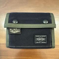 Buzz Rickson's 別注 PORTER 三つ折り財布 ネイビー×カーキ Buzz Rickson's 別注 PORTER 三つ折り財布 ネイビー×カーキ BUZZ